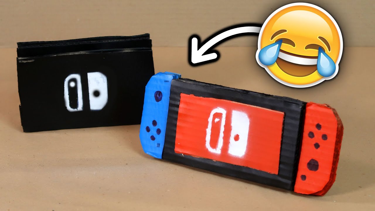 voy a FABRICAR una NINTENDO SWITCH de CARTÓN 😂