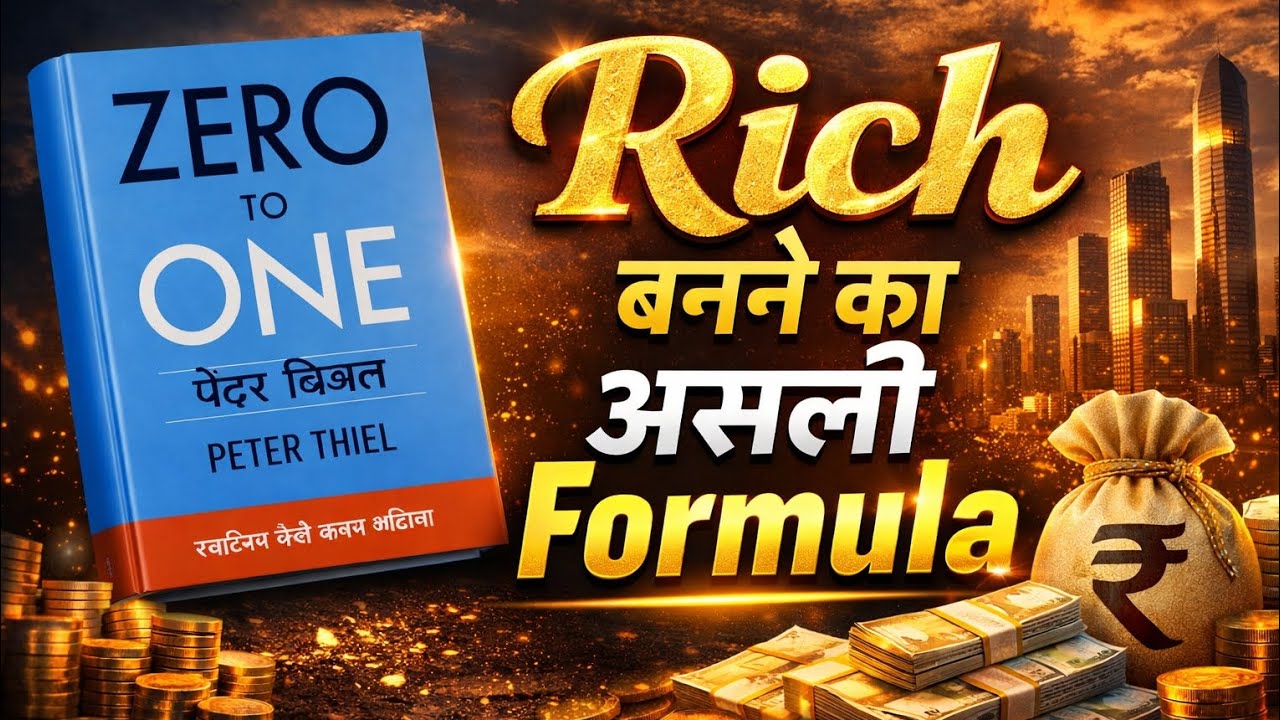 Rich बनने का असली Formula | Zero to One Book Summary #booksummaryhindi #motivation #viral 