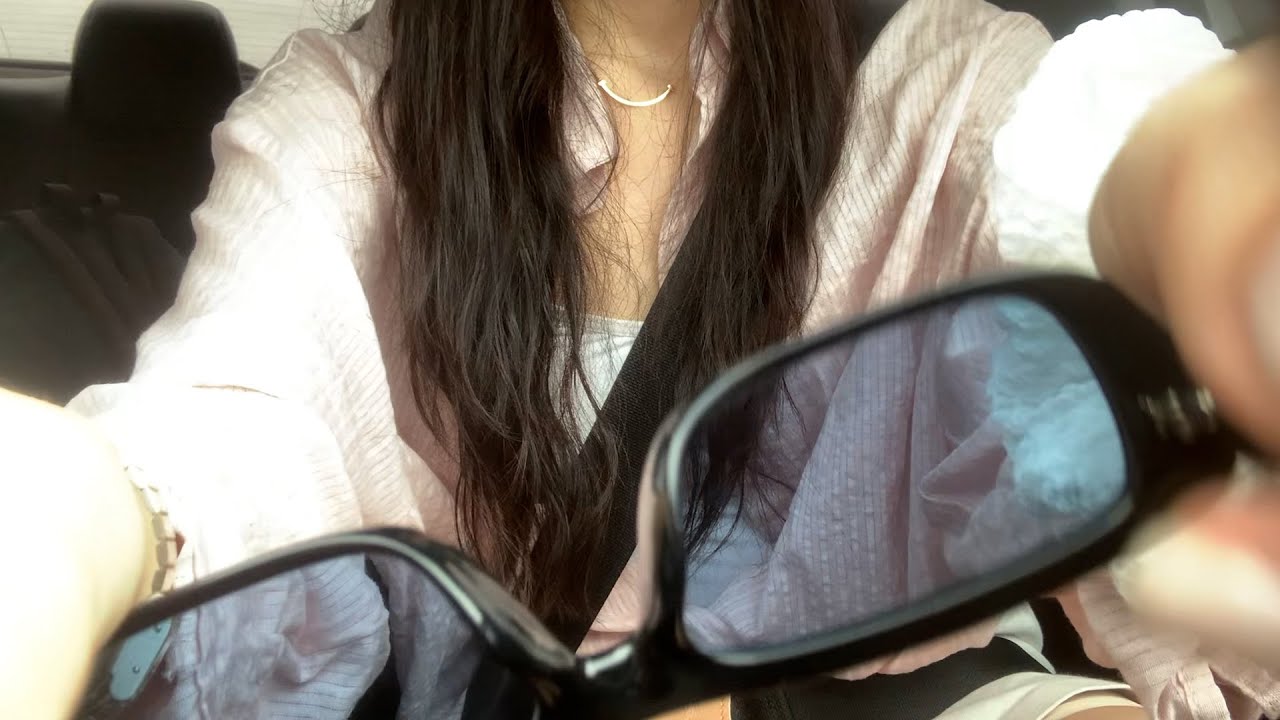 차 안에서 asmr하기
