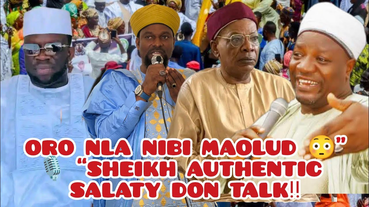 😱ORO NLA! SHEIKH AUTHENTIC SALATY BURSTS OUT NIBI MAOLUD NAQEEB L’ASHRAF SALARY🔥| Wahala Tun De Ooo!