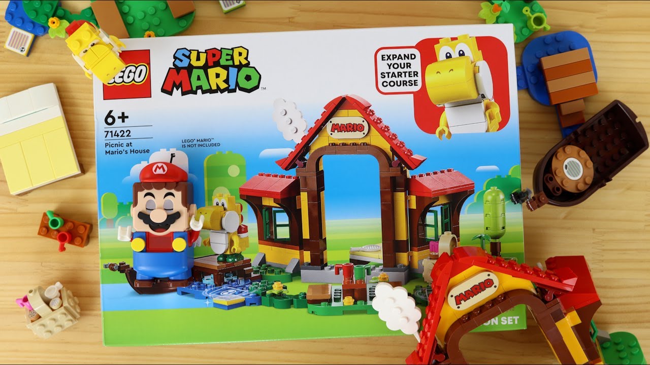 LEGO Super Mario 71422 Picnic at Mario's House Expansion /LEGO Speed Build Review マリオハウスでピクニック