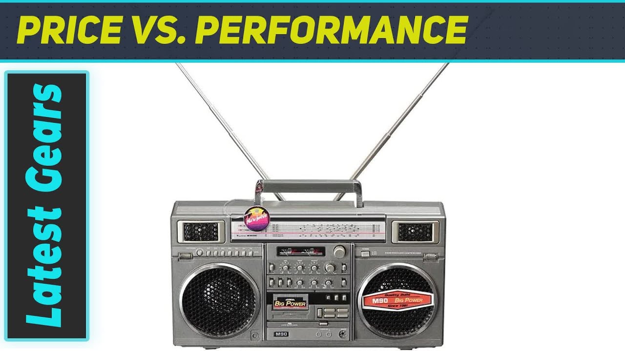 M90 MICRO BLASTER Review: Retro Boombox Replica with Modern Tech!