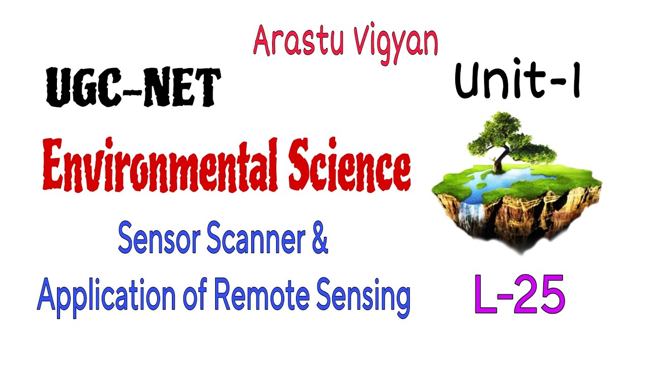 Sensor Scanner & Application of Remote Sensing #ugcnet #wbset #mpset #environmentalscience 