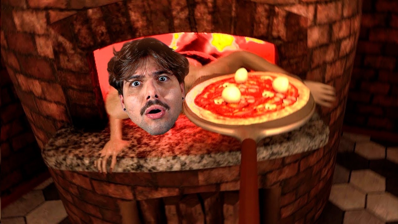 Eu só queria fazer pizza em paz, mas esses monstros não deixam