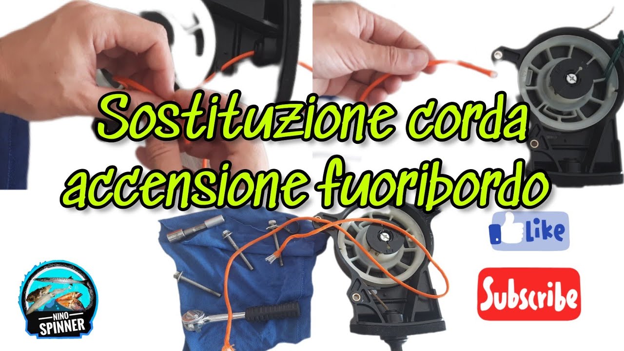 Mercury Come Sostituzione CORDA Avviamento Fuoribordo - come sostituire la corda di messa in moto