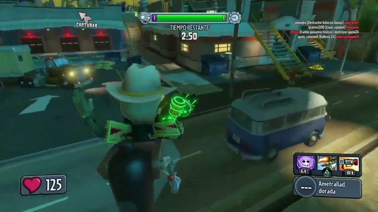 PVZ GARDEN WARFARE #16 jardines y cementerios en calle principal