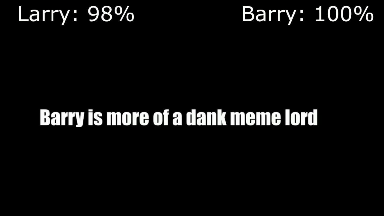Larry vs Barry (with Healthbars)