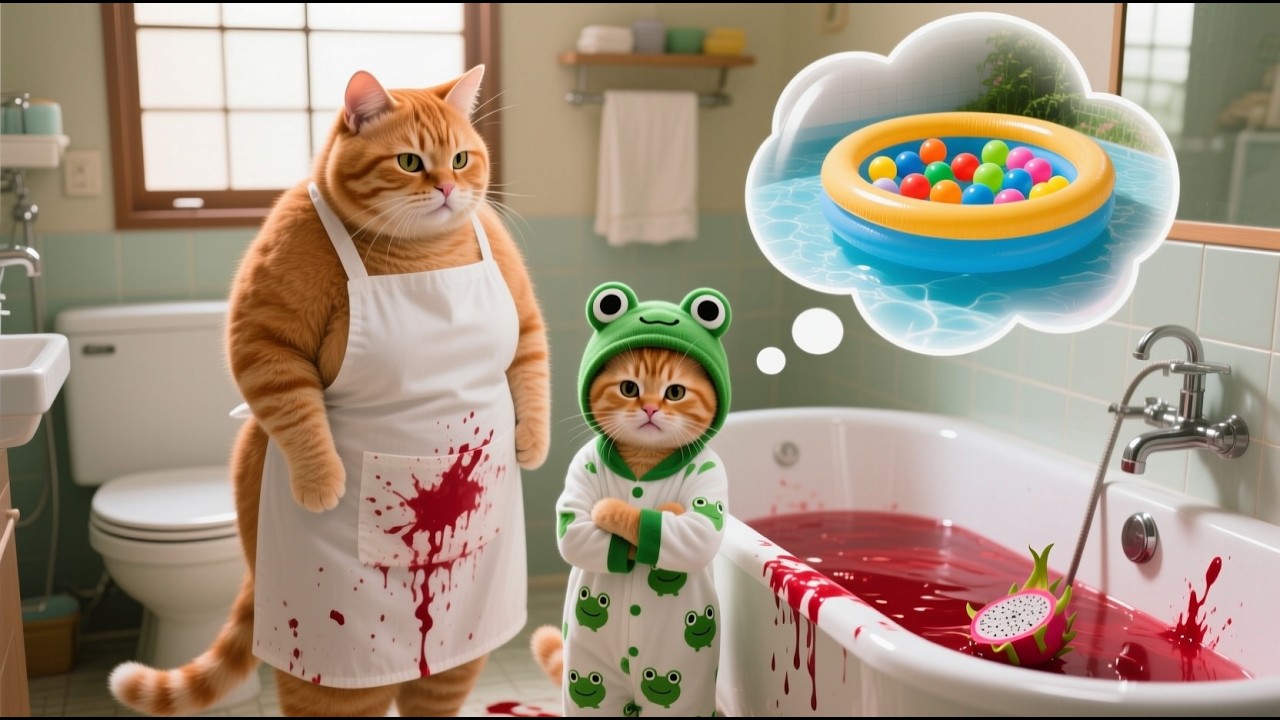 Ginger Kitten’s Mess Turns Into a Dragon Fruit Miracle | Mama Cat Story