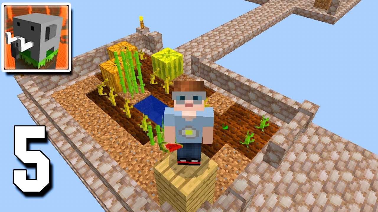 Craftsman SkyBlock Survival #5 | FARMING IN SKY! (Craftsman: Building Craft)