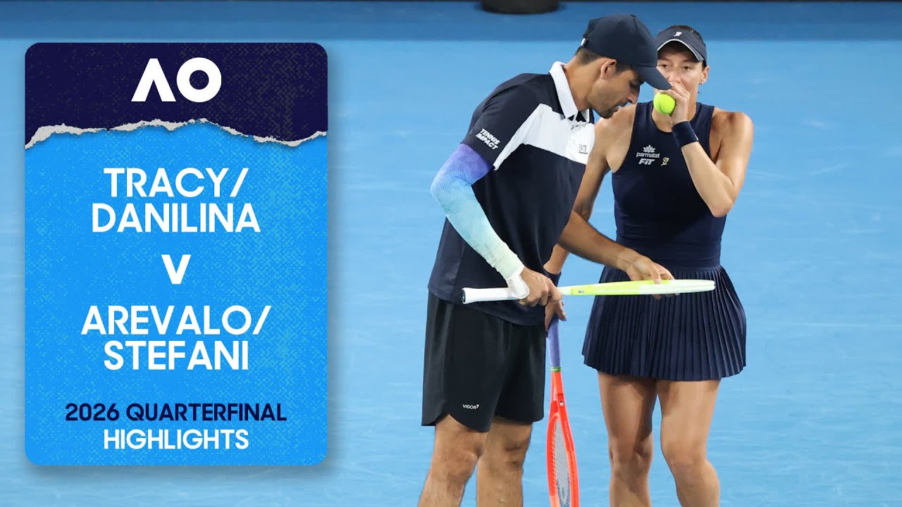 Tracy/Danilina v Arevalo/Stefani Highlights | Australian Open 2026 Quarterfinal