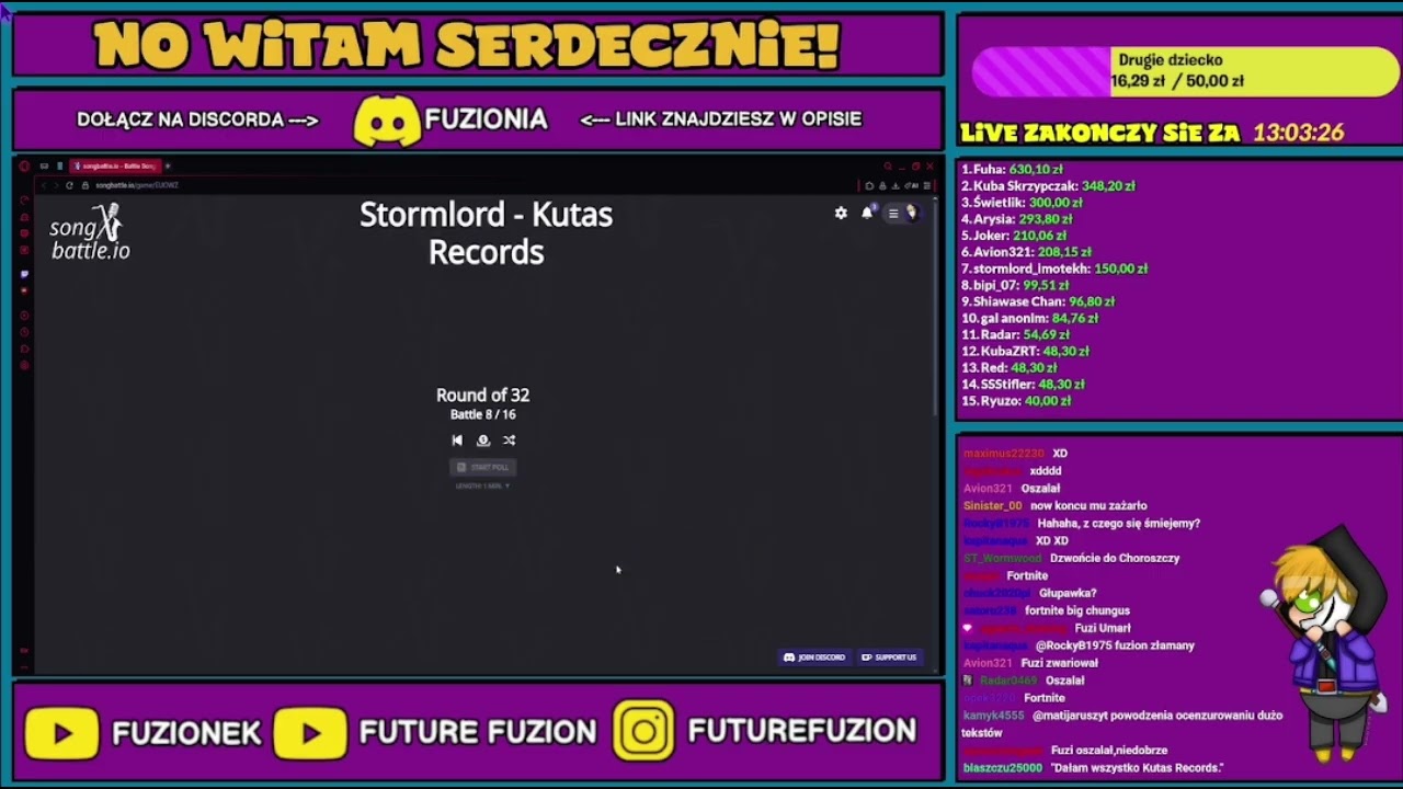 Fuzionek oszalał psychicznie