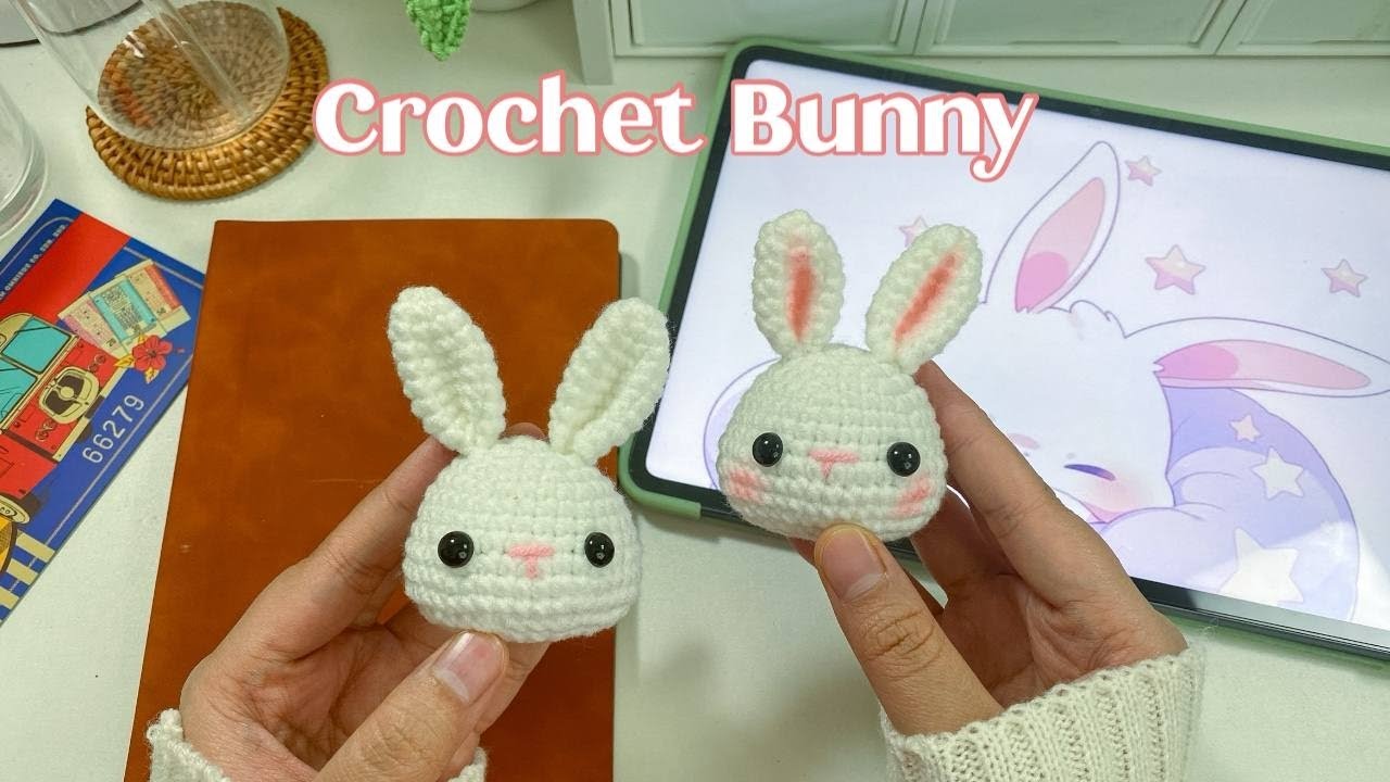 Crochet Bunny Keychain | Easy Amigurumi Tutorial | Beginner Friendly | Step by Step