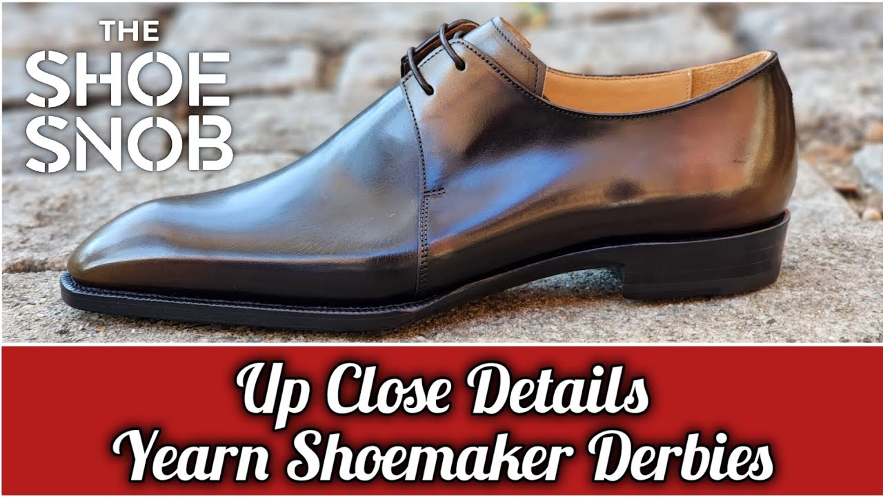 Up Close Details - Yearn Shoemaker Custom Derbies