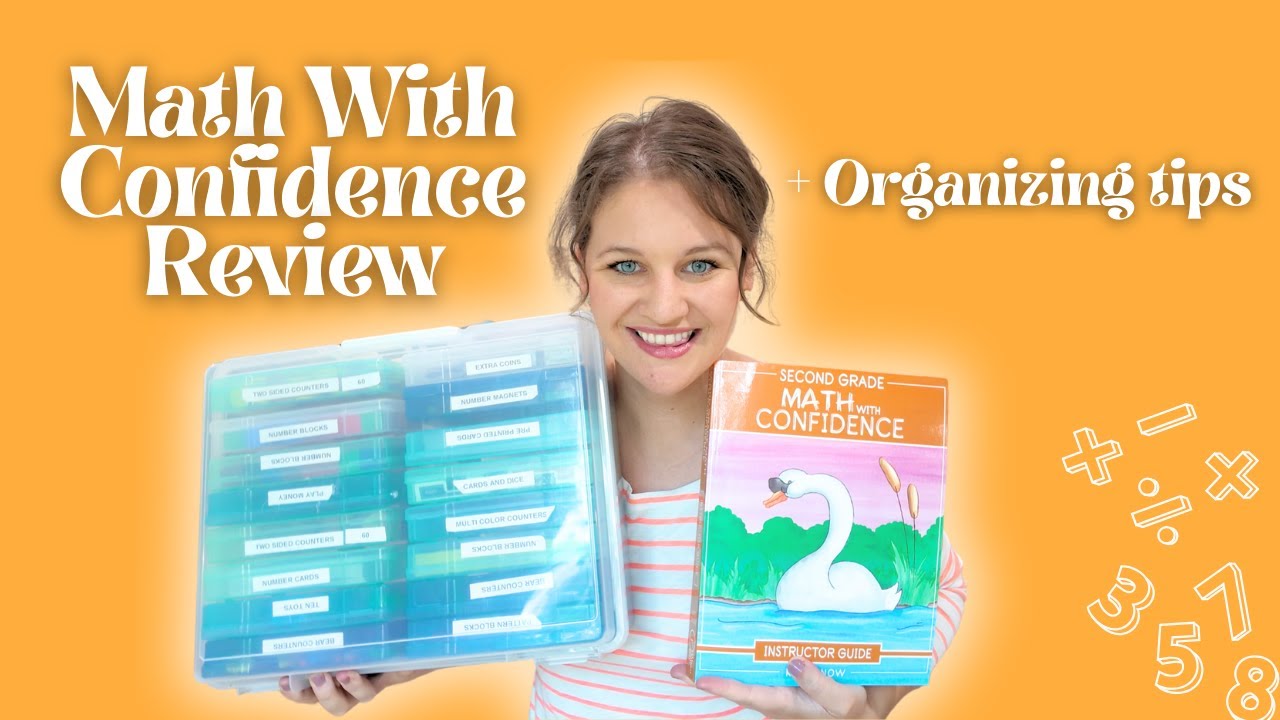 Math With Confidence Review + How I Organize Our Homeschool Math Manipulatives