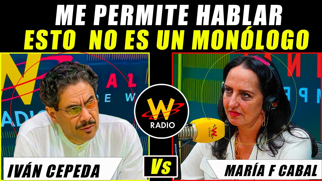 MENTIROSA! se calentó la entrevista, Iván Cepeda debate con María Fernanda Cabal por diálogos de paz