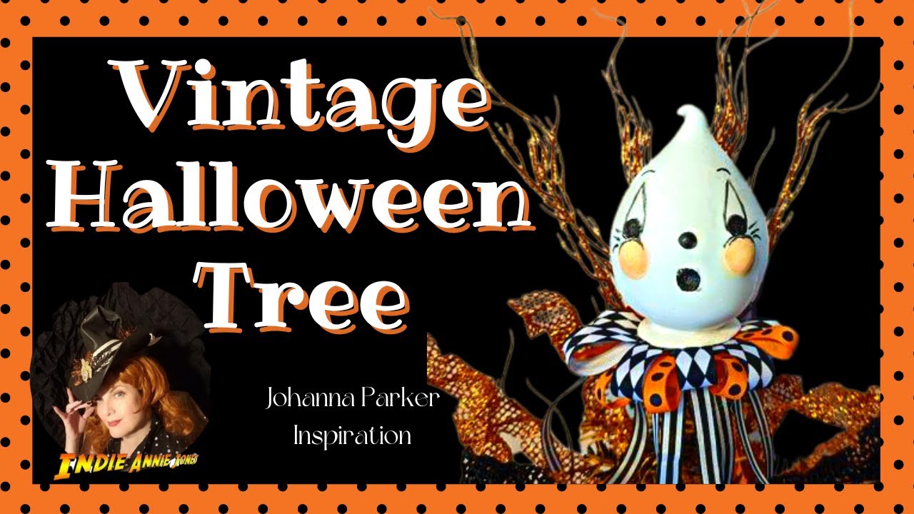 🎃Amazing Vintage Halloween Tree 🎃 Johanna Parker Dupe