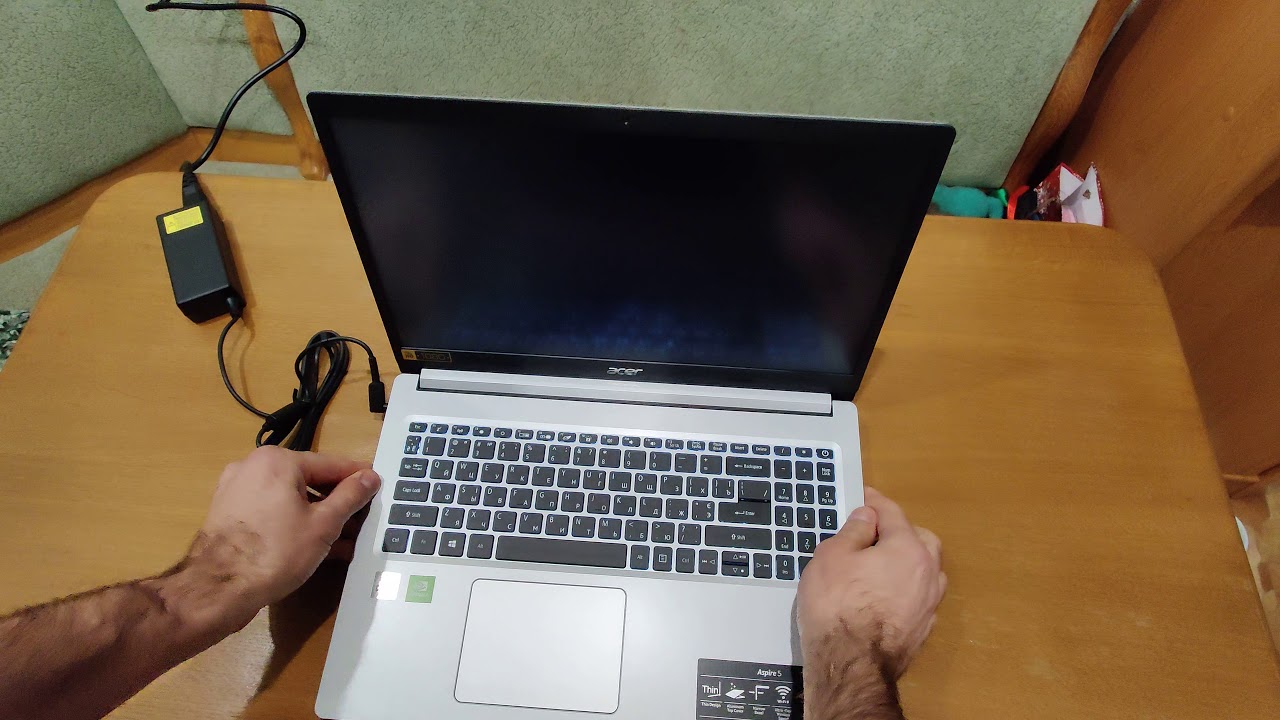 Распаковка третьего ноутбука Acer Aspire 5 A515-55G из Rozetka