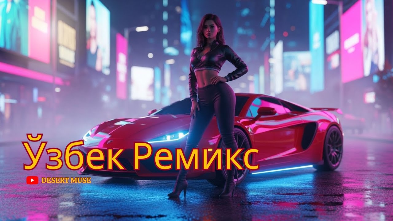 🔴 LIVE | Uzbek Remix | Neon Tashkent Night Drive EDM Mix