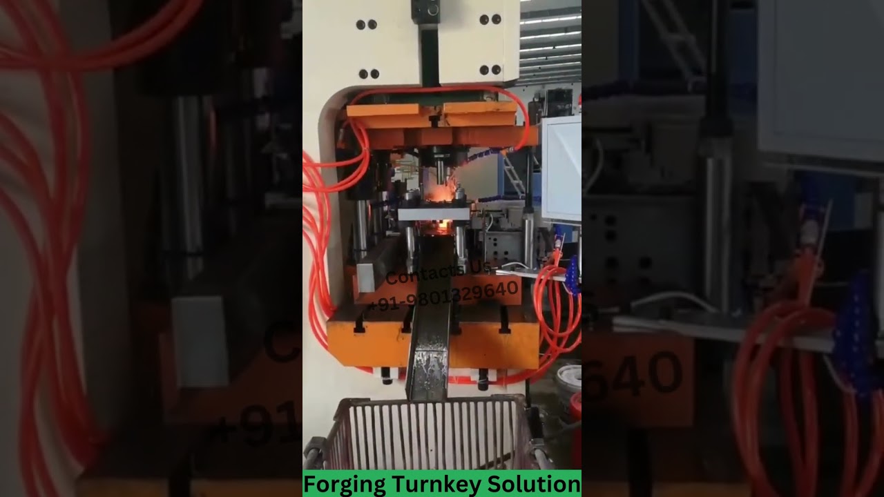 Nut Forging Automation Lines | Forging Process | Pick & Place Robot | Forging Consultant in India