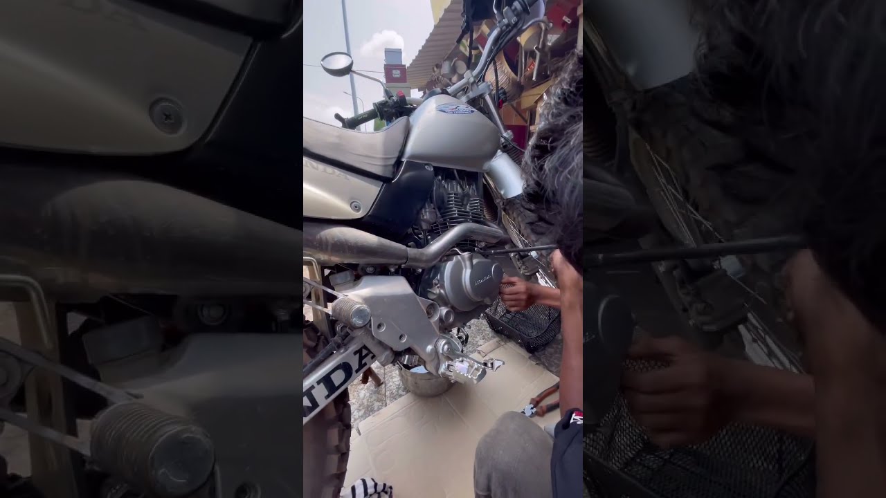 Honda SL 230cc from Japan - Motorcycle preparing