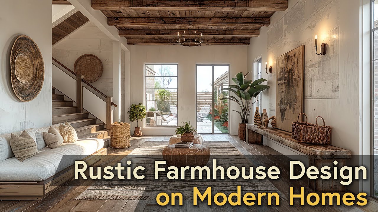 Embracing Rustic Farmhouse Charm: Modern Living Design Ideas