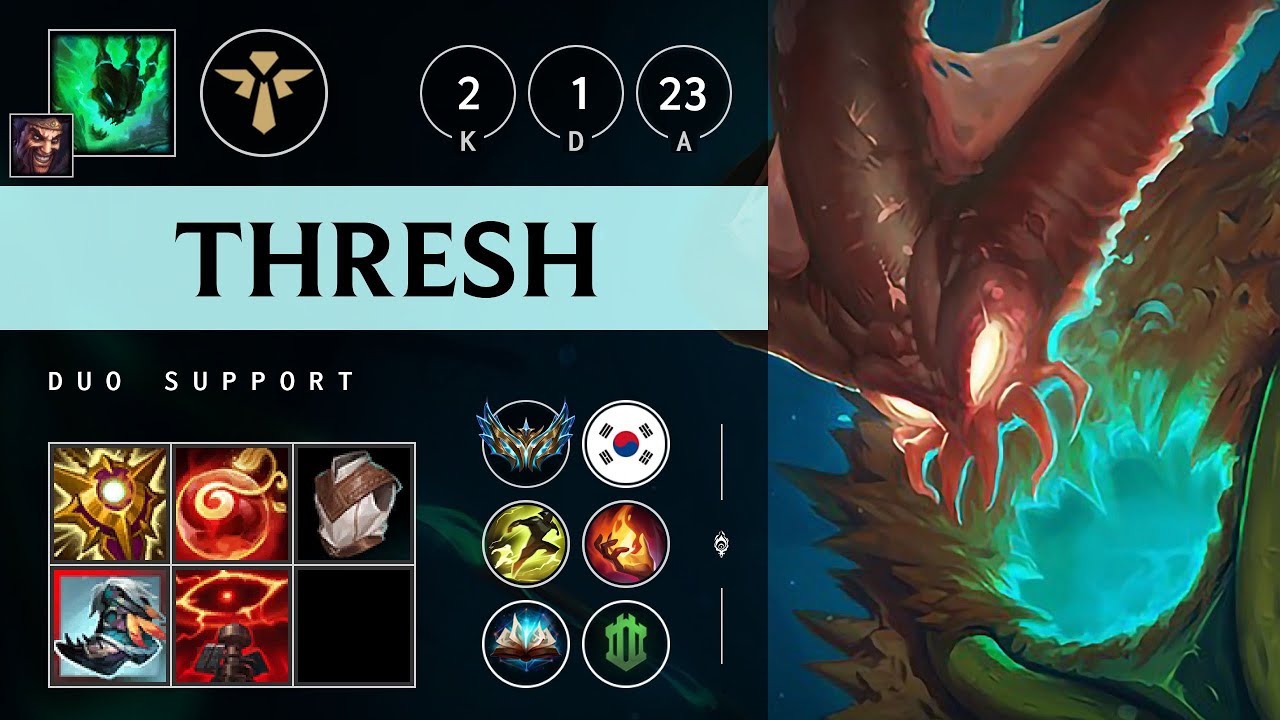 Thresh Support vs Rell - KR Challenger Patch 25.15