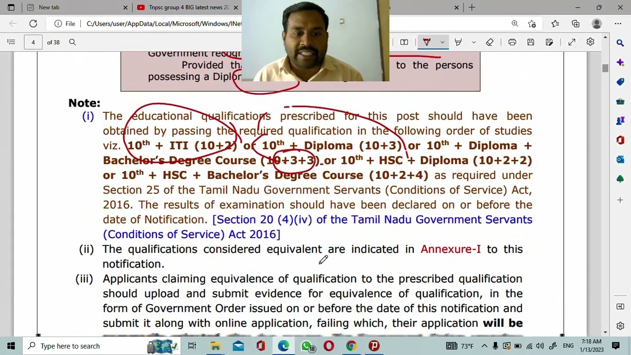 TNPSC Road Inspector Notification 2023/ TNPSC updates and Vacancy Eligibility Details in Tamil