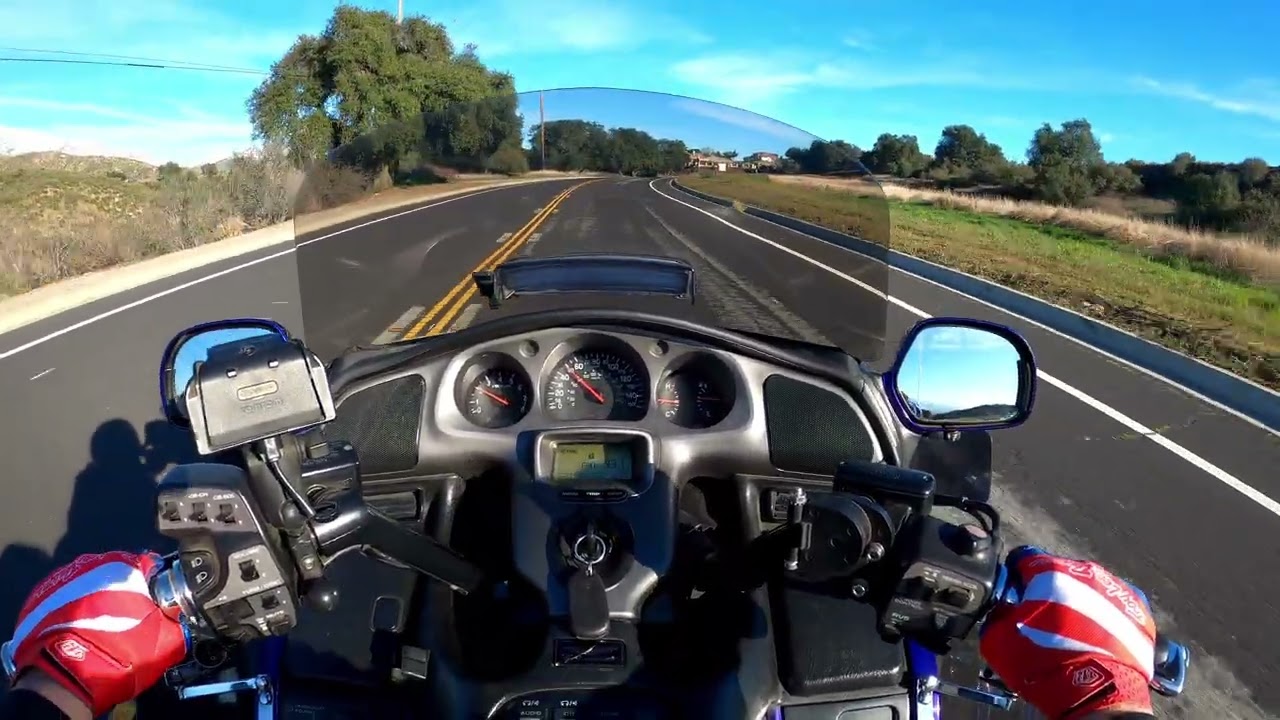 Honda Goldwing Ride after the snow