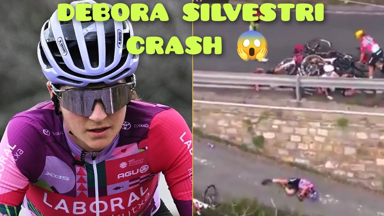 Accidente de tr&aacute;fico de Debora Silvestri en 2026, v&iacute;deo del accidente de Milano San Remo | Accide...