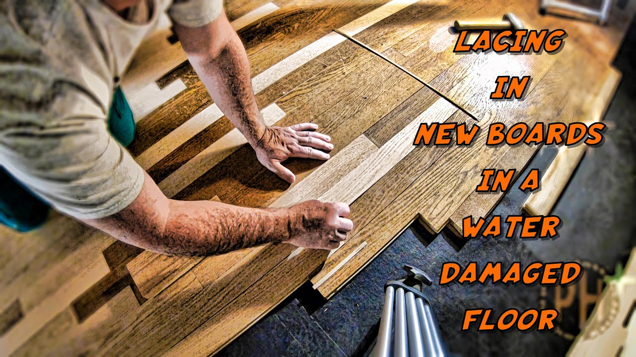 Lacing in New Floor Boards - Refinishing Hard Wood Floors