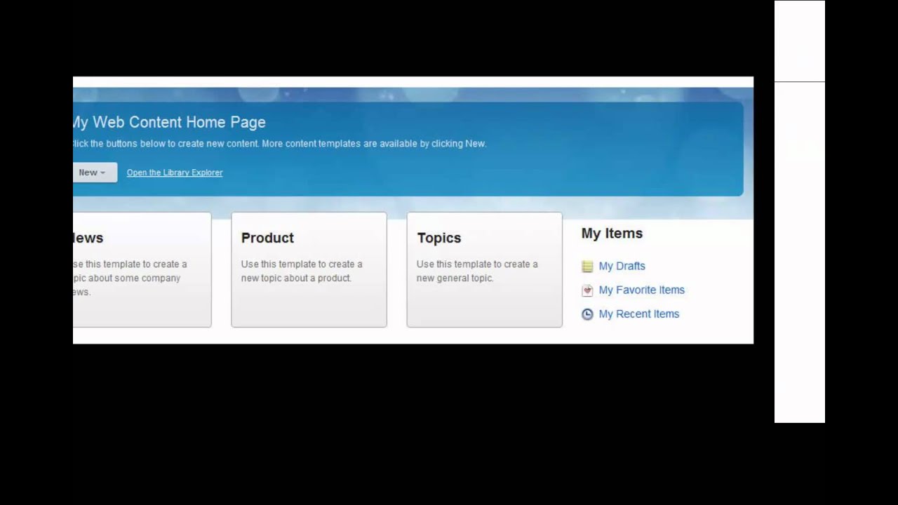 IBM Web Content Manager 8.0: Home Page