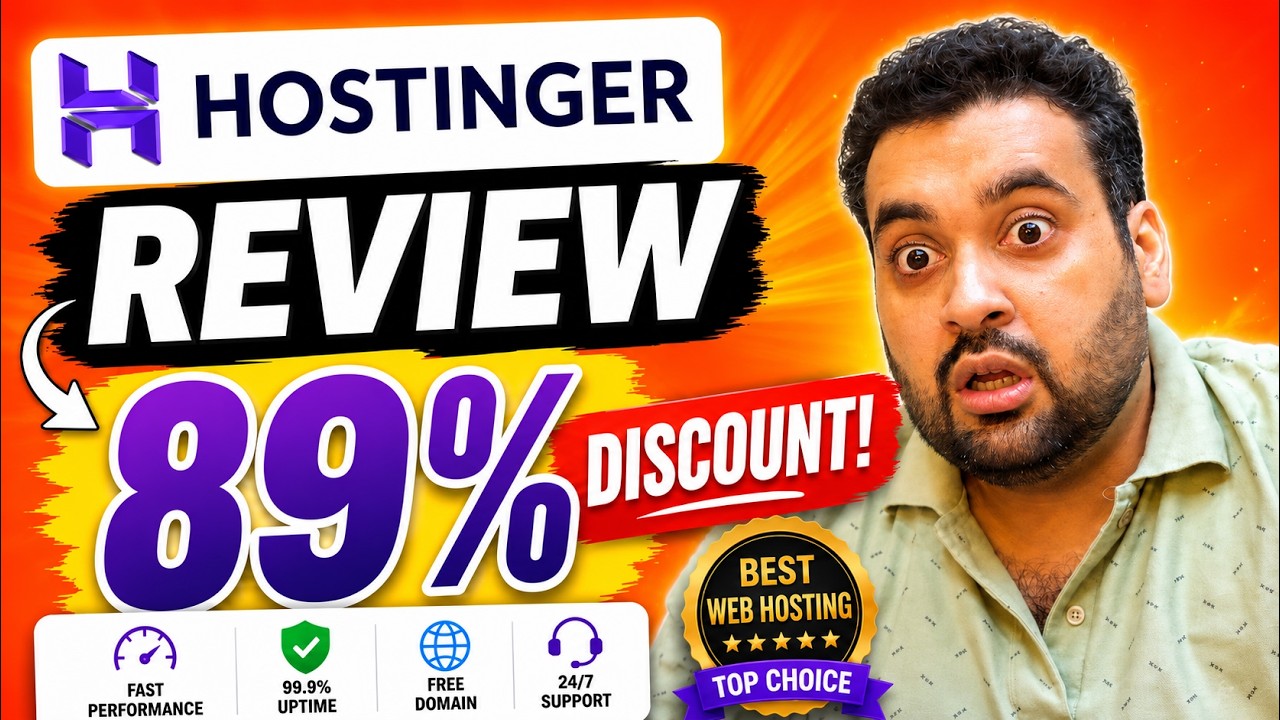 Hostinger Review 2026: Pros, Cons, Coupon Code & 89% Discount
