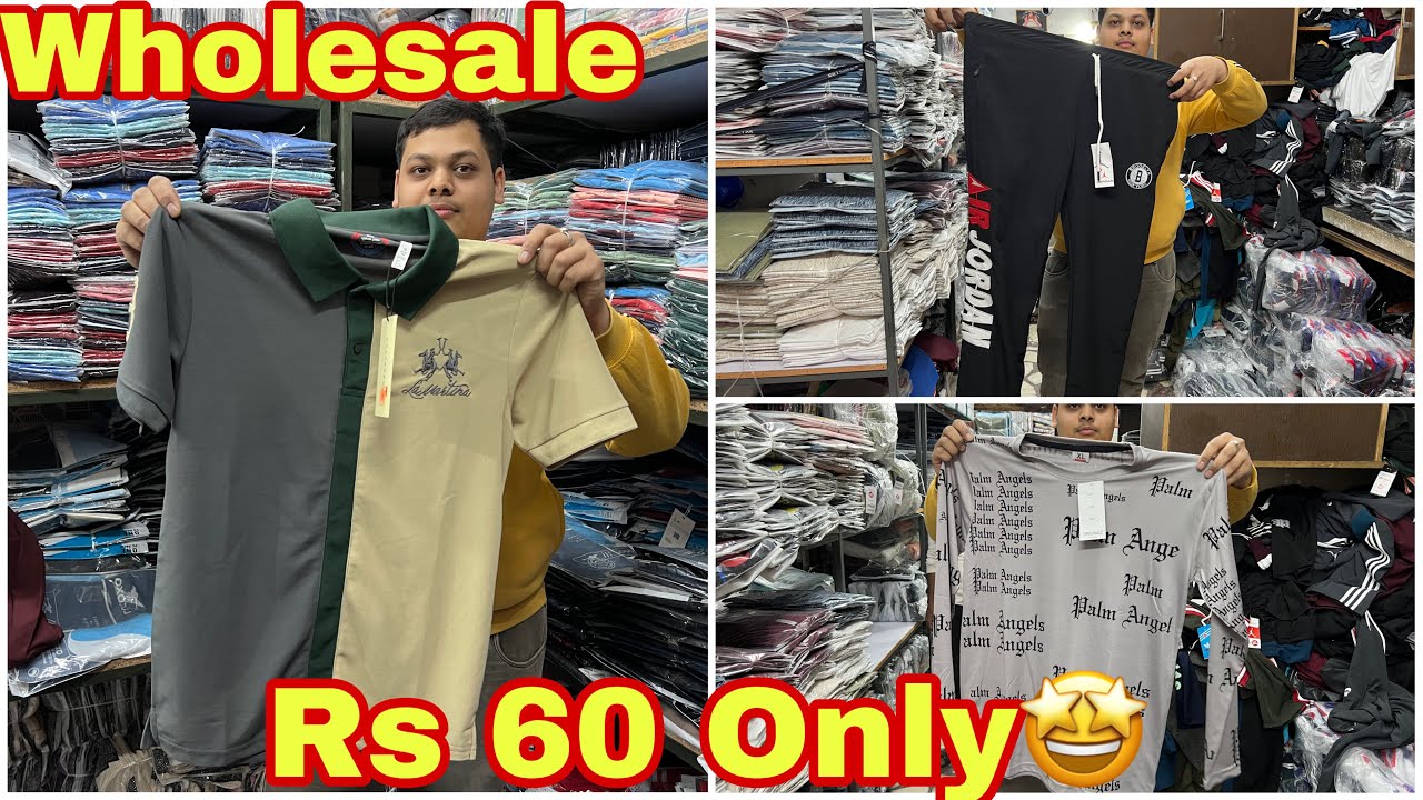 💯Wholesale T-shirts Lowers Jerseys Best Price Tony Lot wala Gandhi Market Ludhiana.