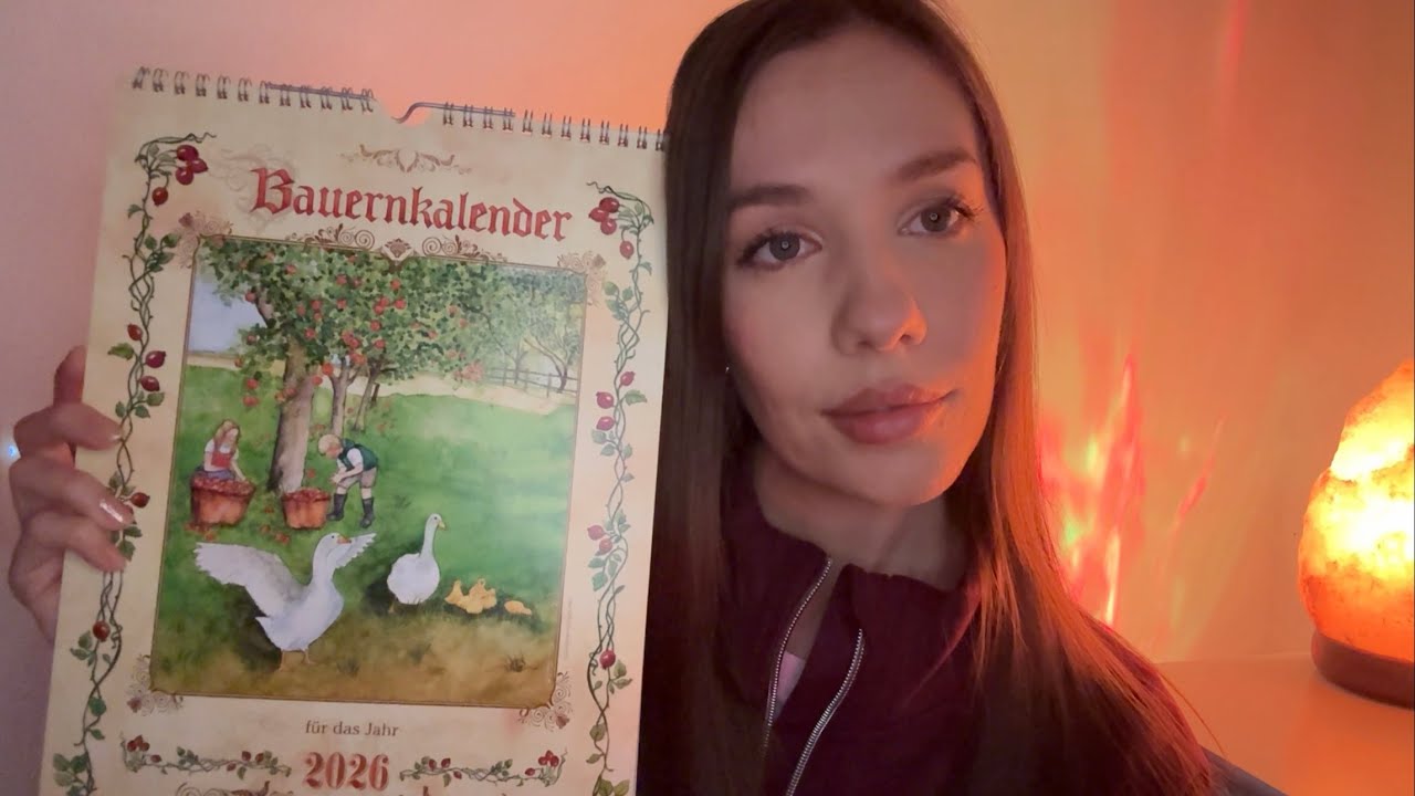 ASMR Beautiful 2026 Calendar: Whisper, Tapping and Tracing