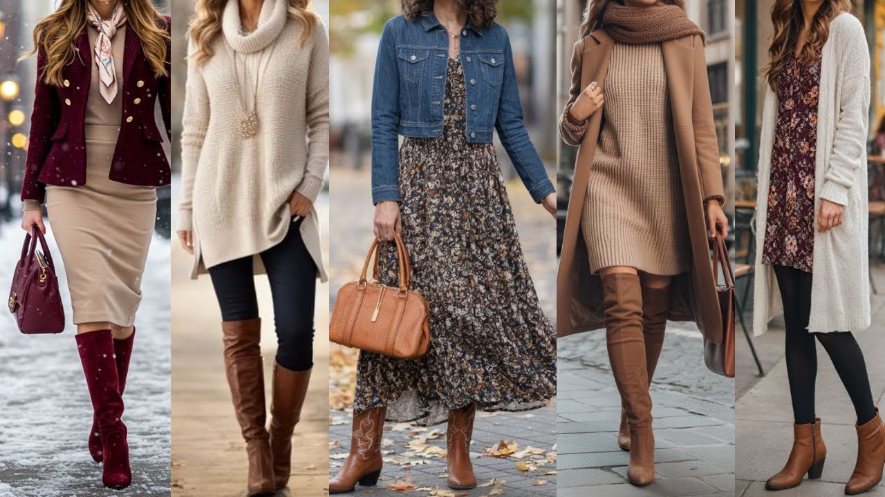 Ideas de OUTFITS con VESTIDOS Casual y CÓMODOS  Moda Mujer 2025/2026