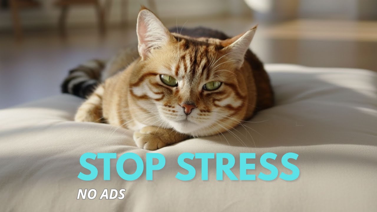 10 HOURS Relaxing Music for Stressed Cats 🐾 Separation Anxiety Relief