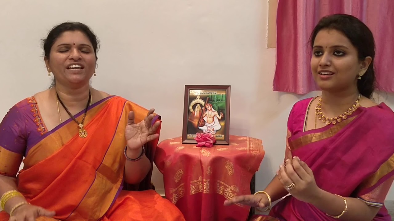 Muddumomu-Suryakanthi-adi-Thyagaraja by Vishnubhatla Krishnaveni#Satwikamohan