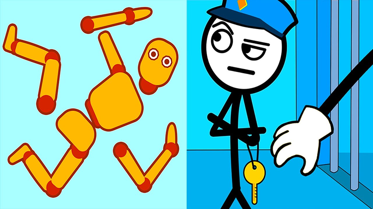 Thief Puzzle vs Ragdoll Break ⭐🟦🟩⭐️ Hard Levels Challenge Walkthrough Gameplay Ep88
