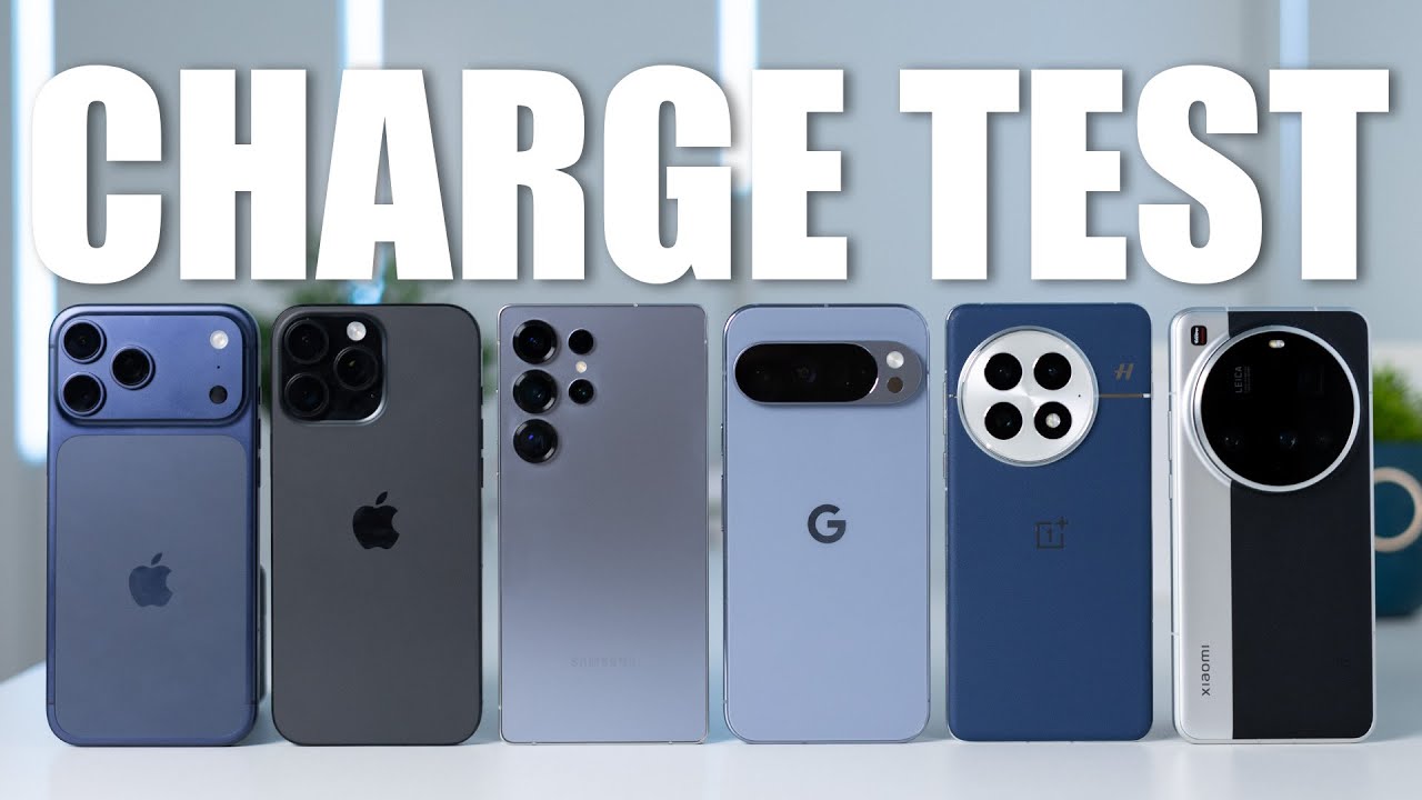iPhone 17 Pro Max против Galaxy, Pixel, OnePlus, Xiaomi: тест зарядки
