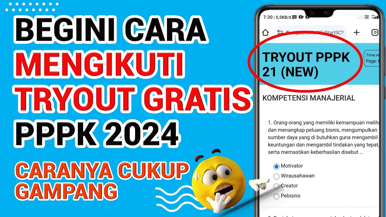 Cara Mengikuti Tryout Gratis PPPK 2024 !!
