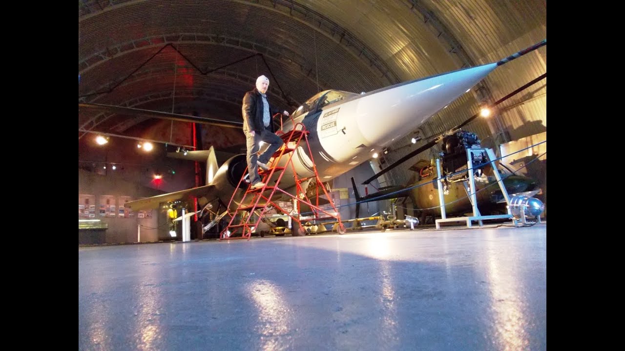 Private military jet in hangar?