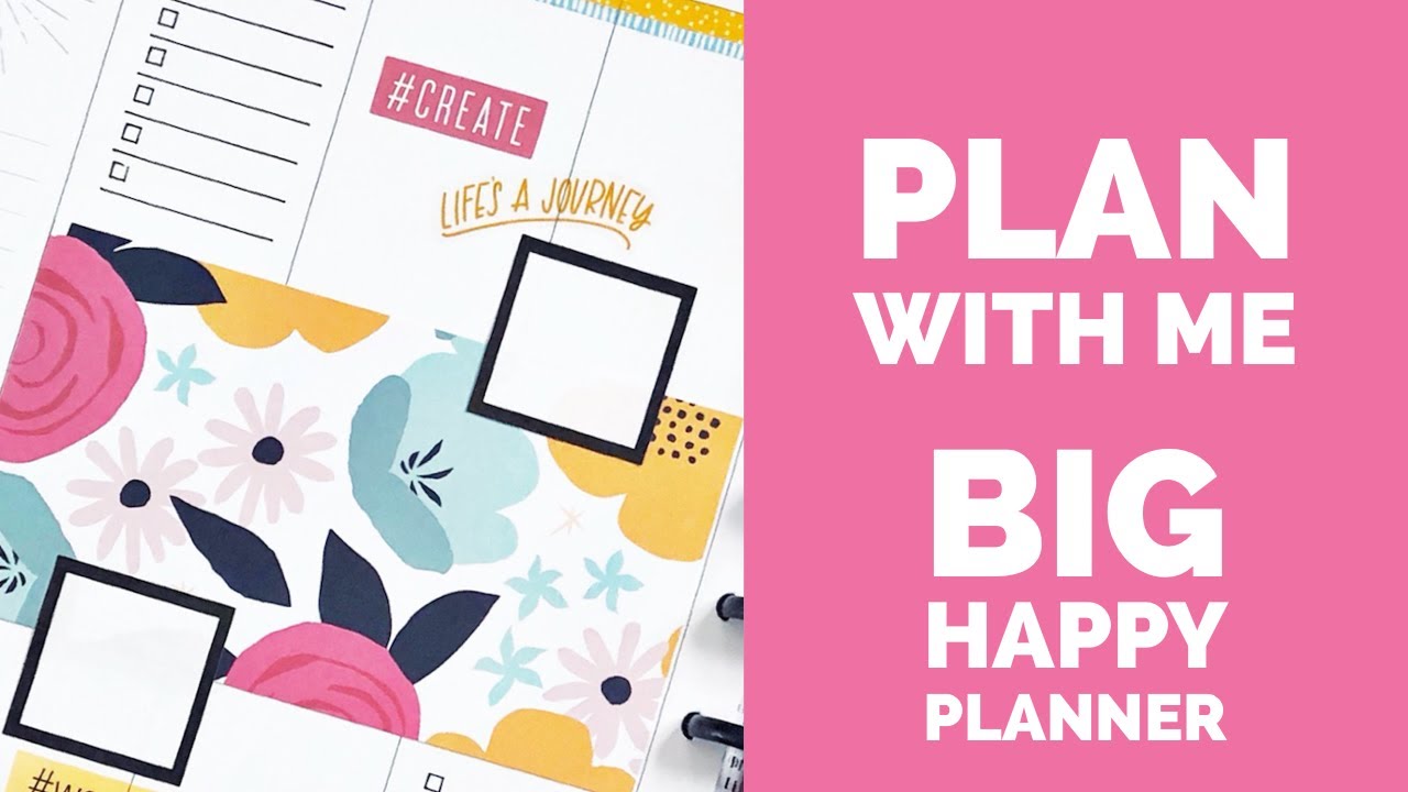 Plan With Me // Big Happy Planner // April 6-12, 2020