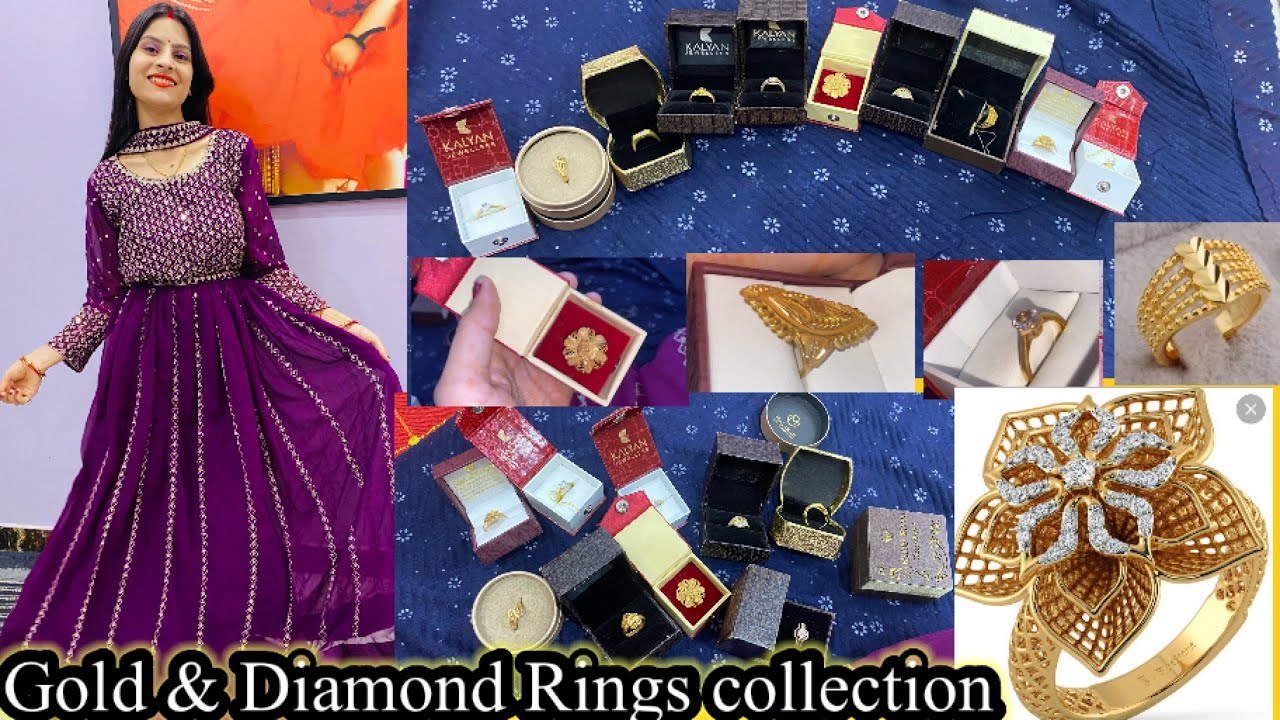 Gold-Diamonds Ring collection-Shadi mein कौनसी ring चढ़ी थी