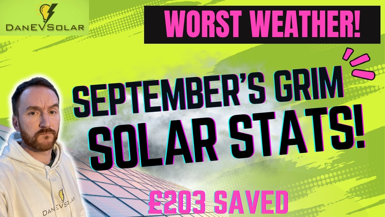 SEPTEMBER’S SOLAR SUCKED! Monthly Solar Stats!