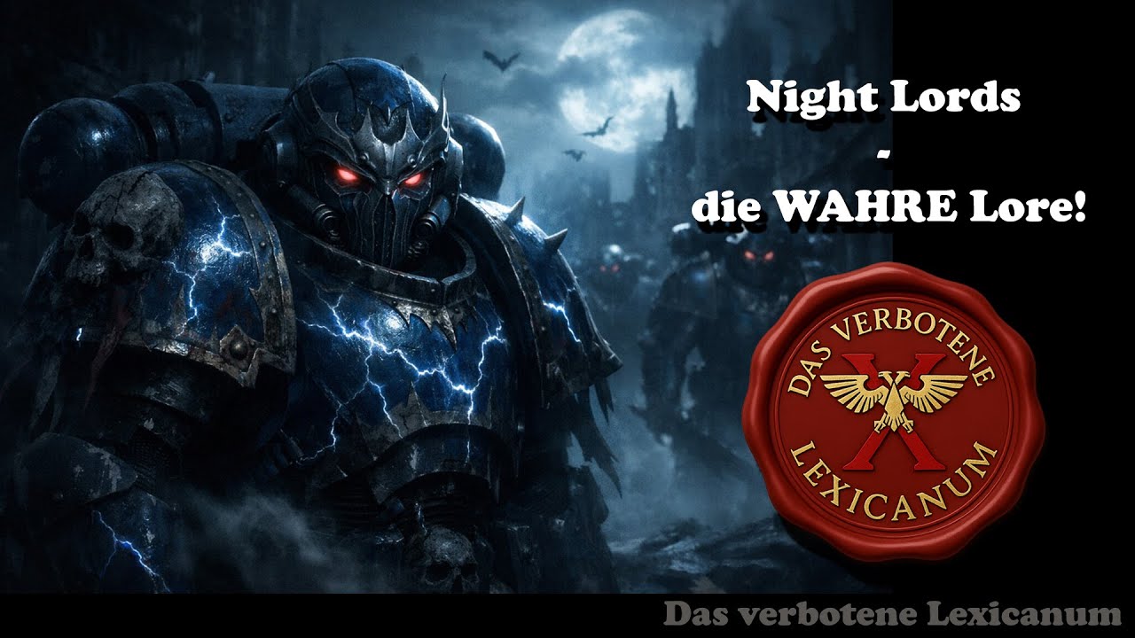 Night Lords – Die WAHRE Lore! - Das verbotene Lexicanum | #Warhammer40k #comedy