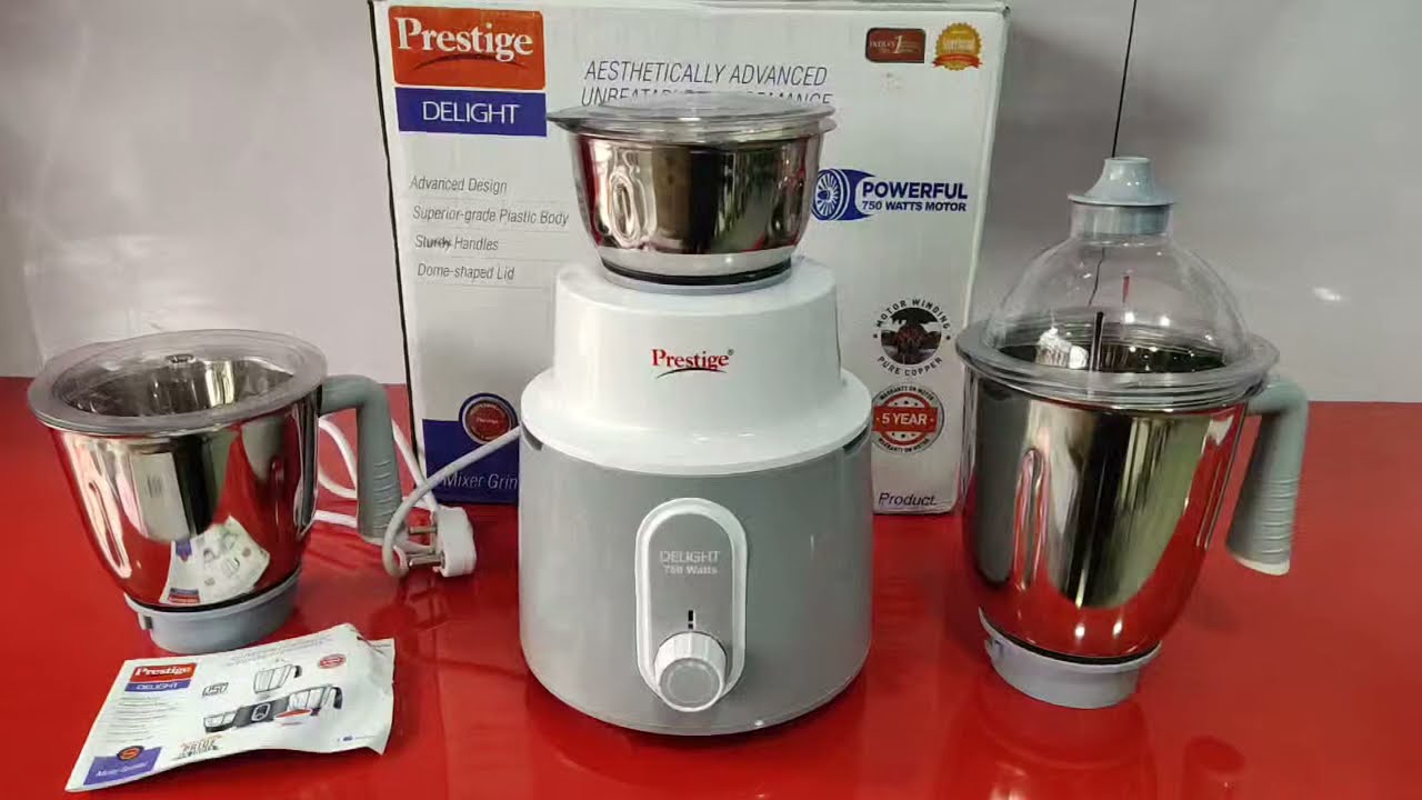 Prestige delight 750watt mixer grinder | Prestige mixer | Best mixer brand in india | mixer grinder