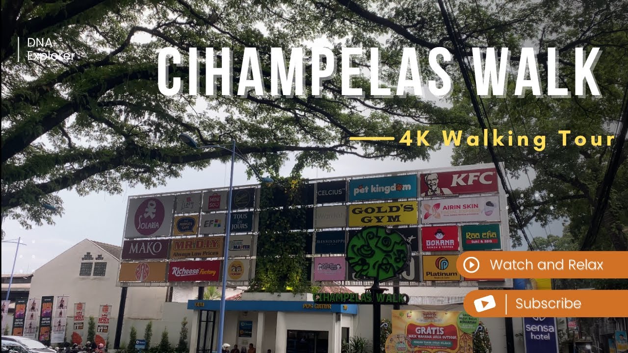 Walking Tour Cihampelas Walk (Ciwalk Mall) 2025 - Mall dengan Konsep Indoor dan Outdoor di Bandung