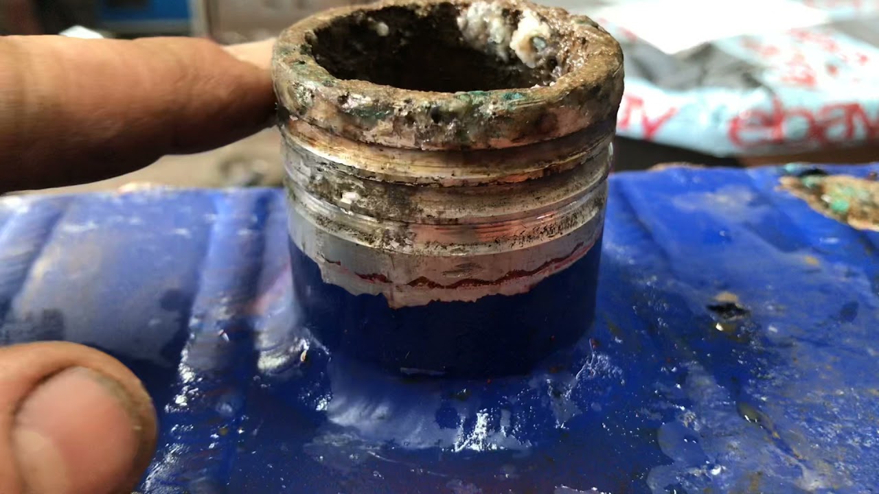 Aluminium welding repair to the new colvic seaworker engine heat exchanger.