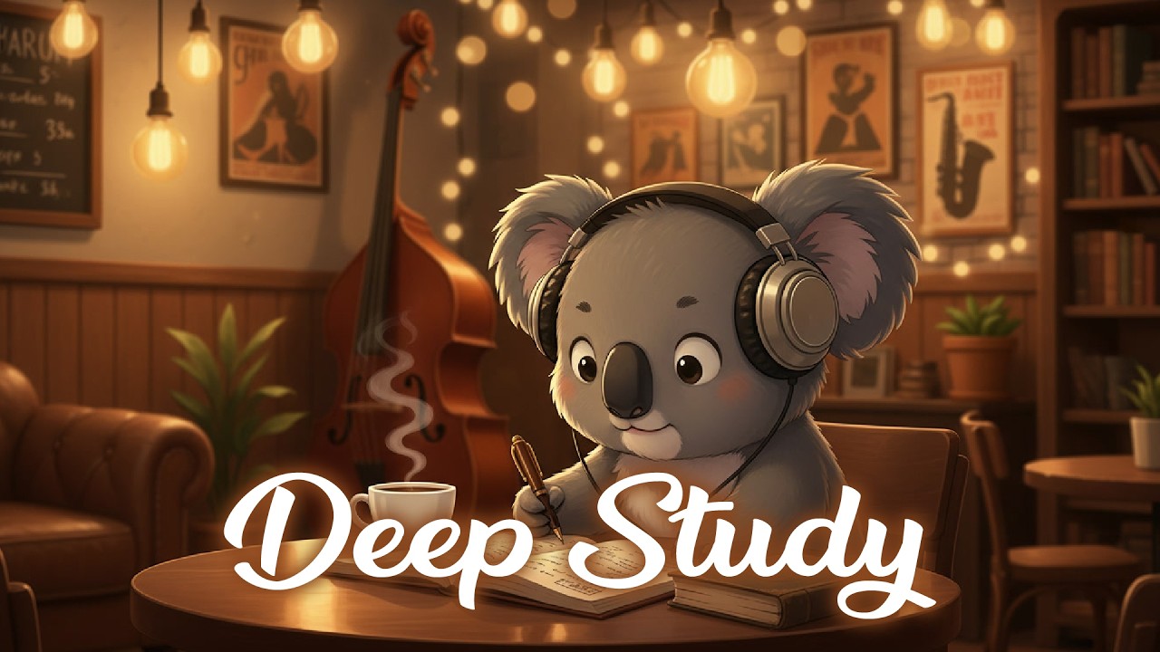 Jazzy Lo-fi Beats 🎷 Calm Study & Deep Focus Music (1 Hour Mix)