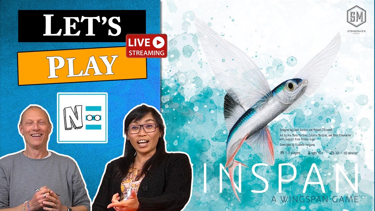 Let's Play FINSPAN - Live Board Game Playthrough & Review e164
